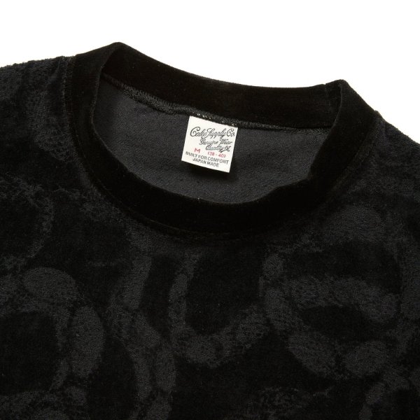 画像2: CALEE  JQ VELOUR CREW NECK CS ＜SNAKE PATTERN＞ (2)