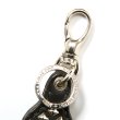 画像2: CALEE  STUDS LEATHER RUGGED KEY RING (2)