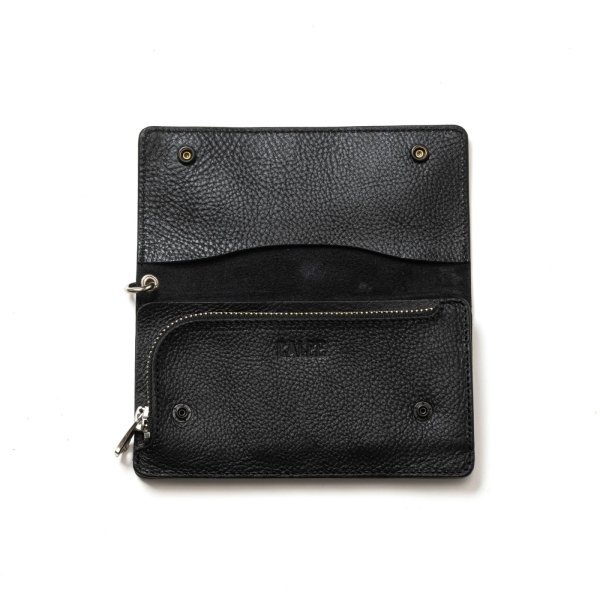 画像3: CALEE STUDS LEATHER LONG WALLET (3)