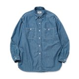 画像: CALEE  VINTAGE TYPE CHAMBRAY L/S SH