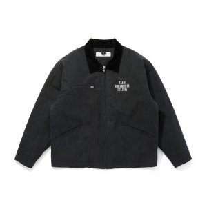 画像: HIDE&SEEK  Ox Work Zip Jacket(Washed)