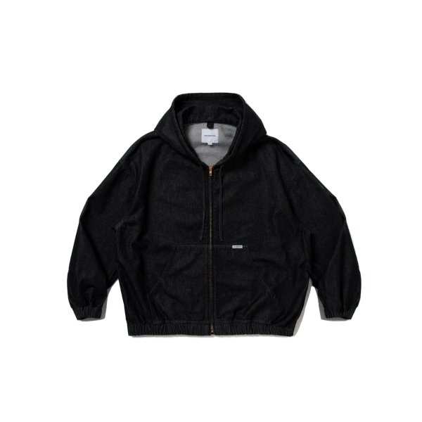 画像2: COOTIE  12.5oz Denim Zip Up Hooded Jacket (2)