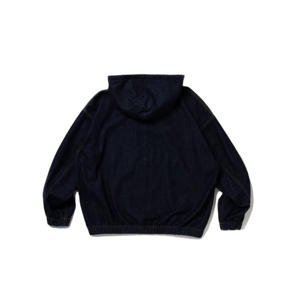 画像3: COOTIE  12.5oz Denim Zip Up Hooded Jacket (3)