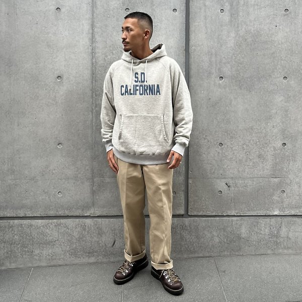 画像6: SD Loop Knitting Logo Hood Sweat (6)