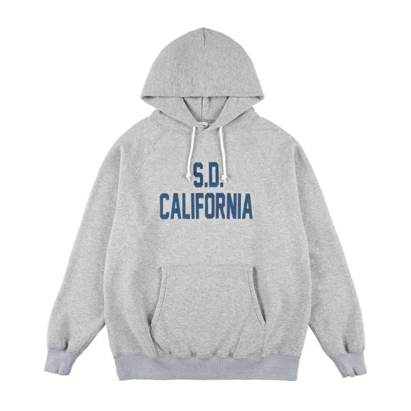 画像1: SD Loop Knitting Logo Hood Sweat (1)