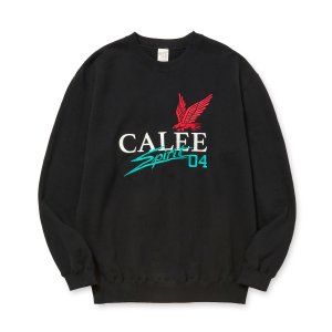 画像: CALEE  CALEE FS LOGO CREW NECK SW