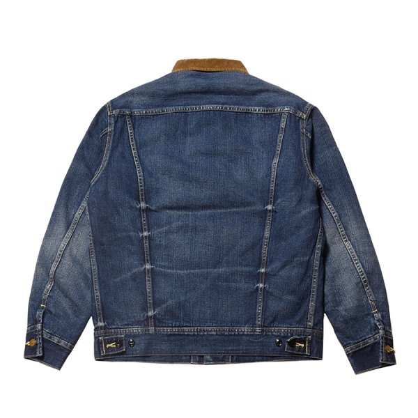画像2: Lee / SD Storm Rider Denim Jacket 101LJ Vintage Wash (2)