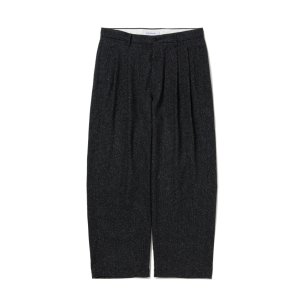 画像: COOTIE  Silk Nep Herringbone 2 Tuck Wide Trousers