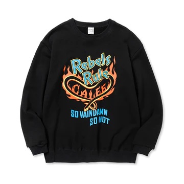 画像1: SALE 40%OFF  CALEE "REBELS RULE" CREW NECK SW ＜NATURALLY PAINT DESIGN＞ (1)